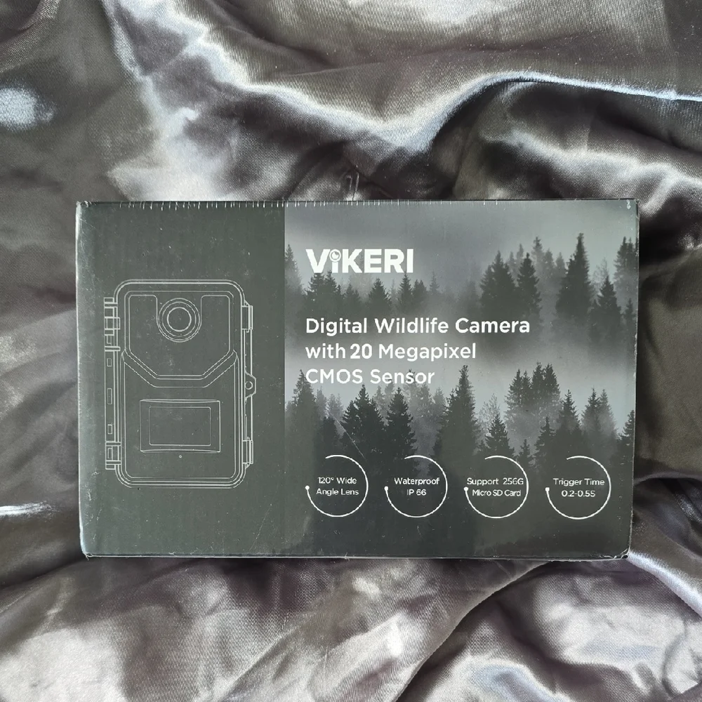 20MP CMOS Sensor Wildlife Camera - Black